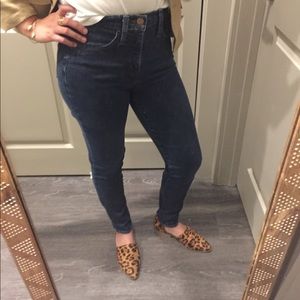 J.Crew 9” Rise Toothpick Skinny Jeans